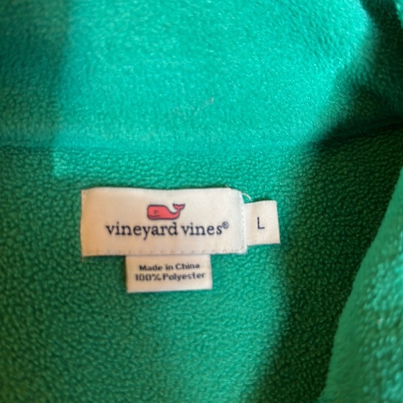 Vineyard Vines 3/4 Zip Performance Mixed-media Jacket Sz L - Picture 7 of 7